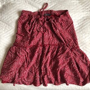 Red Kenzo Skirt